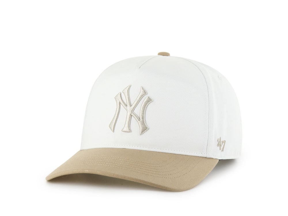 47Brand New York Yankees White Cartoon Icon Edition Hitch Snapback Gorra