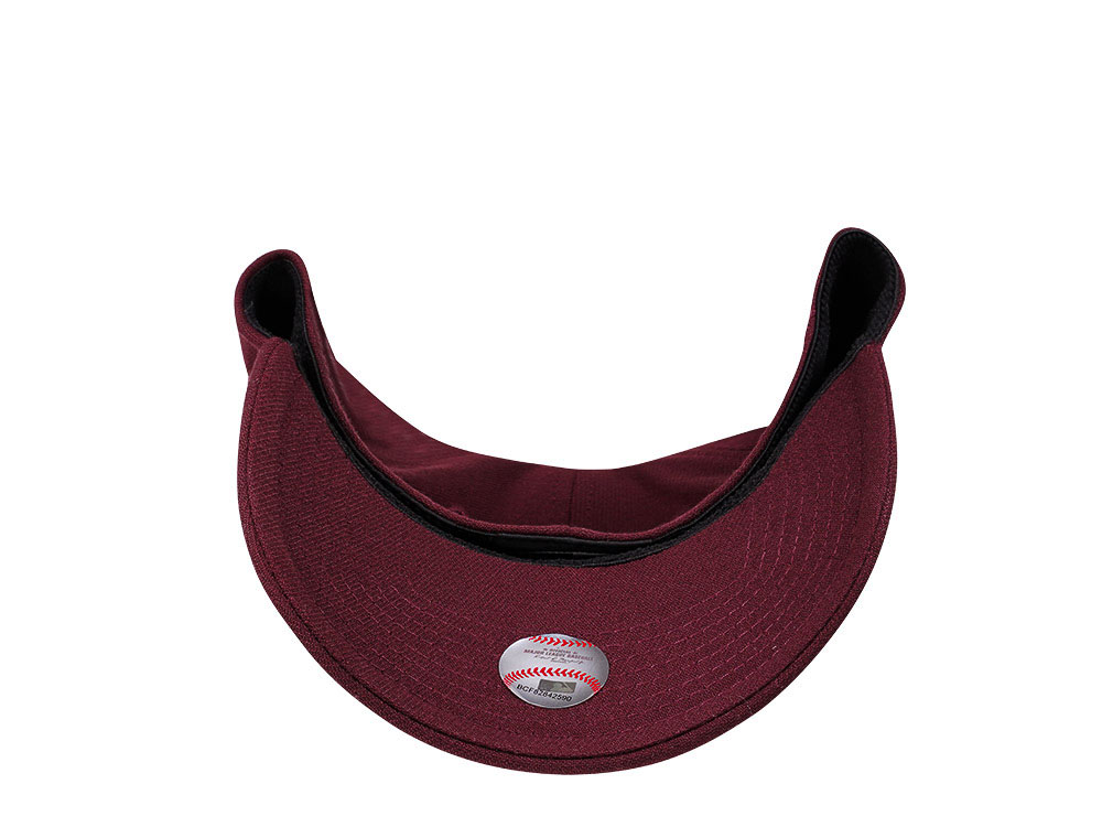 New Era Boston Red Sox Maroon Edition 39Thirty Stretch Gorra