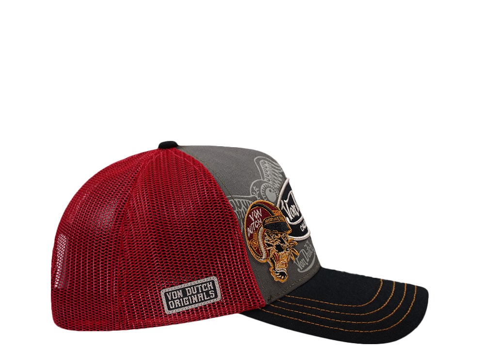 Von Dutch Twill Multi Patch Trucker Snapback Gorra
