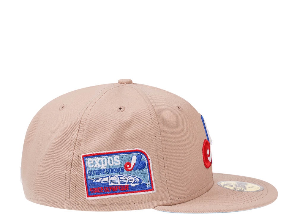 New Era Montreal Expos Olympic Stadium Glow Sand Edition 59Fifty Fitted Gorra