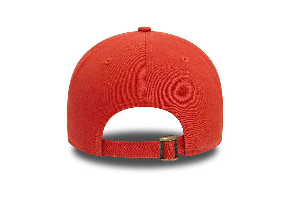 New Era Logo Red 9Forty Strapback Gorra