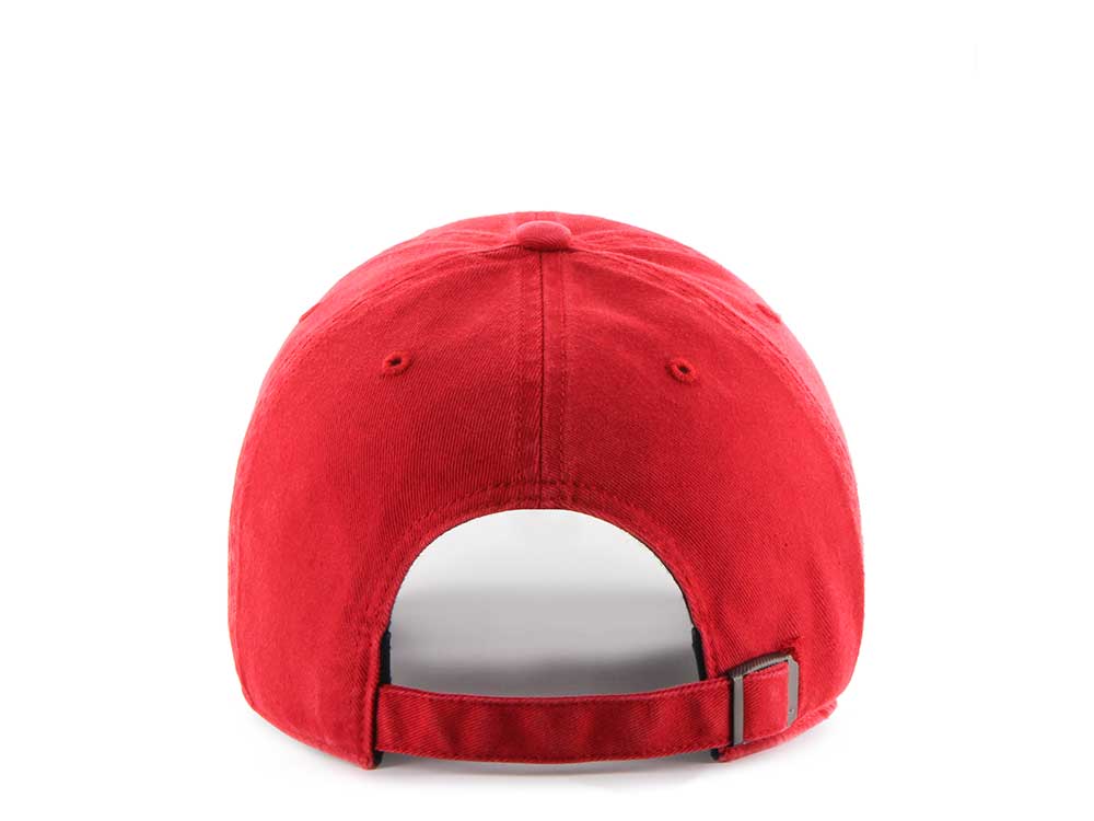 47Brand New York Yankees Red Base Runner Clean up Strapback Gorra