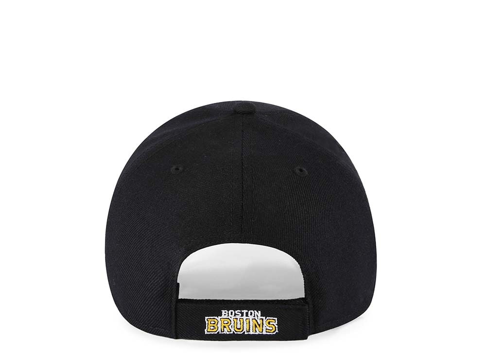 47Brand Boston Bruins Classic Black Strapback Gorra