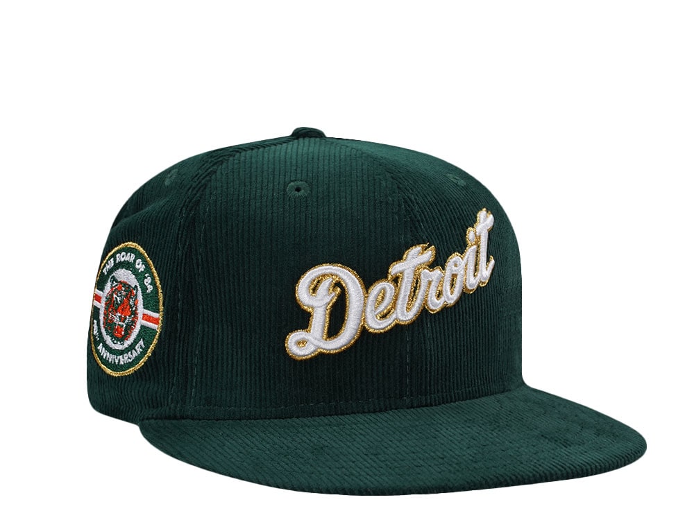 New Era Detroit Tigers 40th Anniversary Green Corduroy Prime Edition 59Fifty Fitted Gorra
