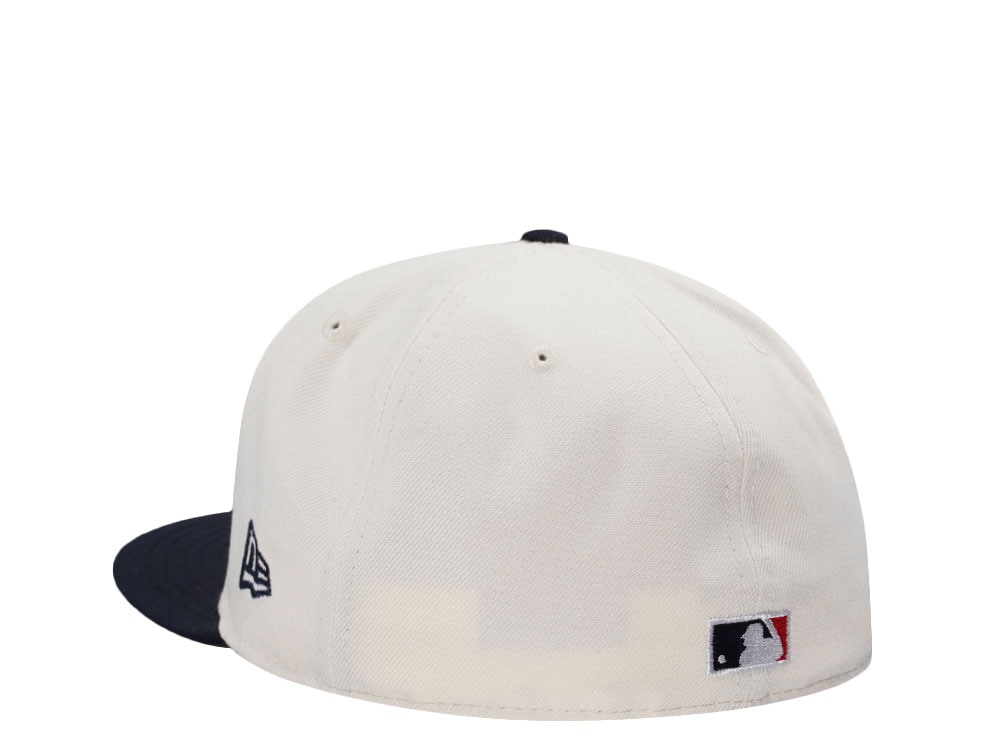 New Era Atlanta Braves World Series 1995 The Show Chrome Two Tone Edition 59Fifty Fitted Gorra