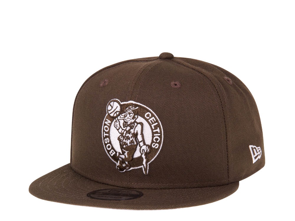 New Era Boston Celtics Walnut Classic Edition 9Fifty Snapback Gorra