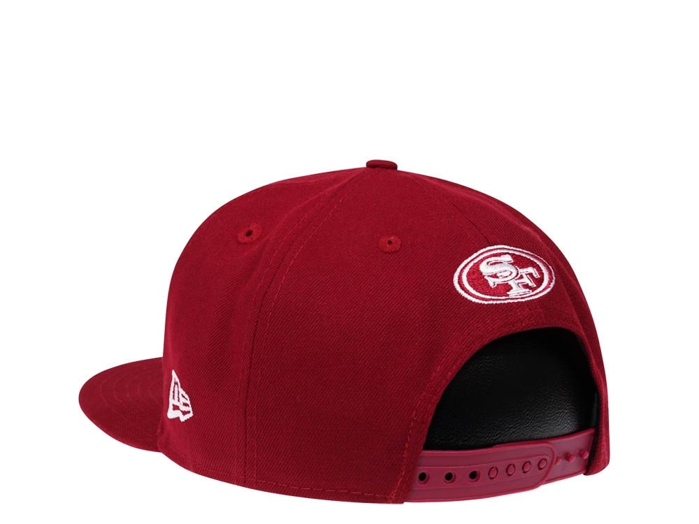 New Era San Francisco 49ers Smooth Red Edition 9Fifty Snapback Gorra
