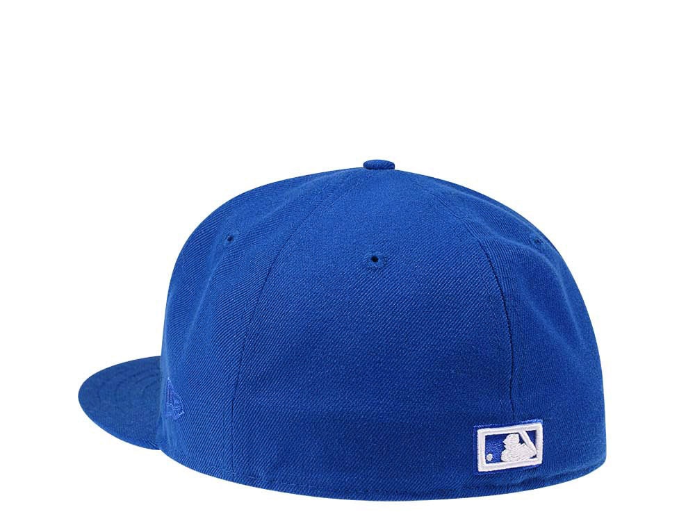 New Era Los Angeles Dodgers 50th Anniversary Bright Blue and Pink Edition 59Fifty Fitted Gorra