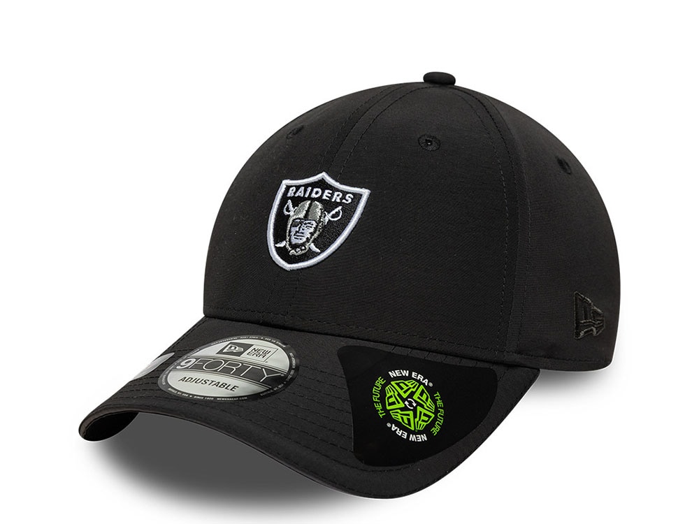 New Era Las Vegas Raiders Recycled Black Prime Edition 9Forty Adjustable Gorra
