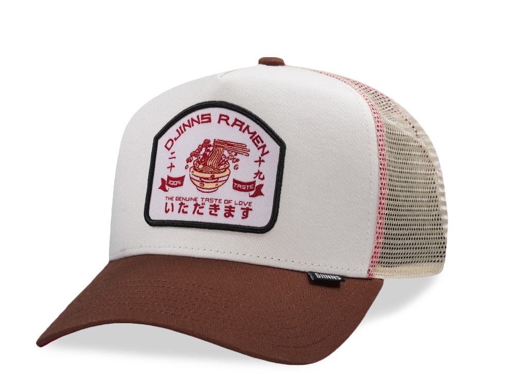 Djinns HFT Ramen White Trucker Snapback Gorra