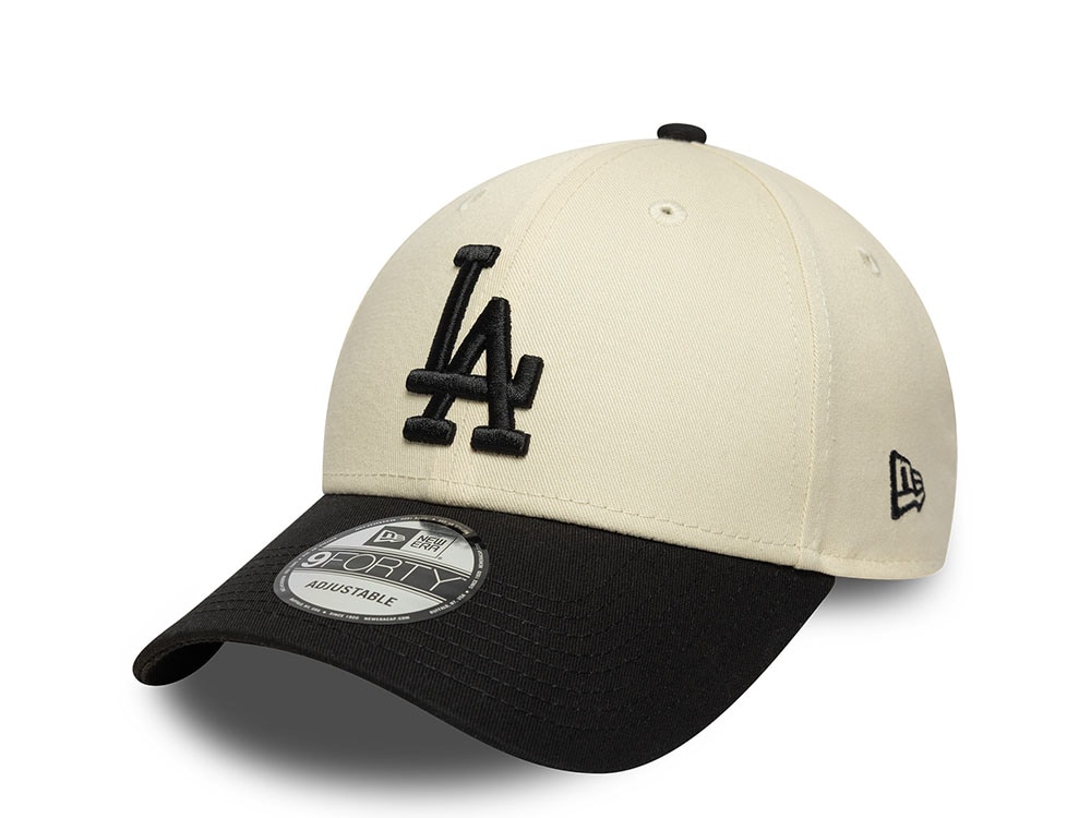 New Era Los Angeles Dodgers Color Block Lettering 9Forty Strapback Gorra