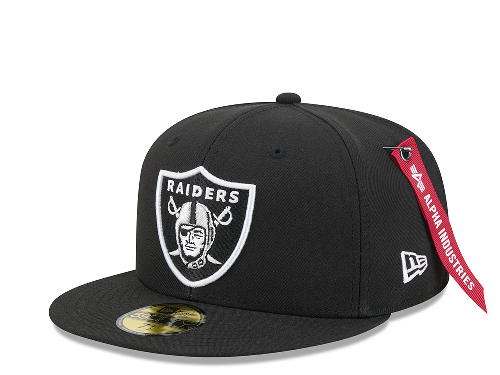 New Era Alpha Industries Las Vegas Raiders Navy Prime Edition 59Fifty Fitted Gorra