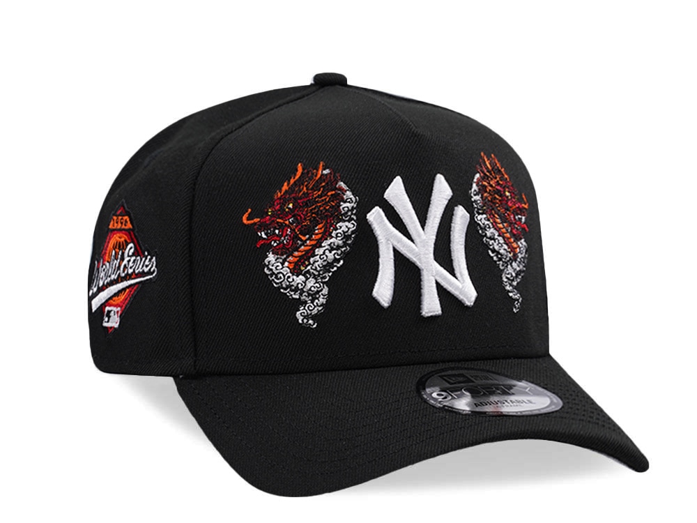 New Era New York Yankees World Series 1996 Dragon Black Prime Edition 9Forty A Frame Snapback Gorra