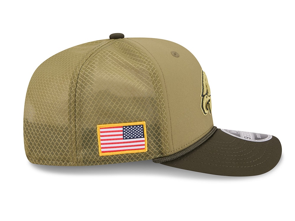 New Era Philadelphia Eagles Salute To Service 2025 9Seventy Snapback Gorra