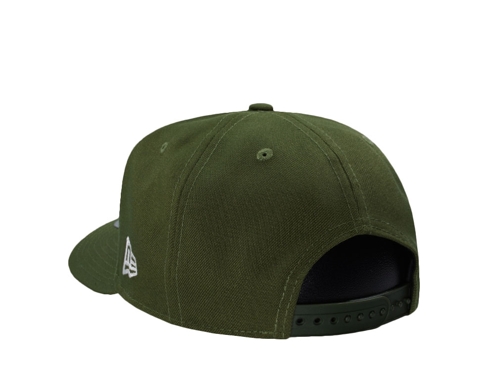 New Era Los Angeles Dodgers 40th Anniversary Rifle Green Edition 9Fifty A Frame Snapback Gorra