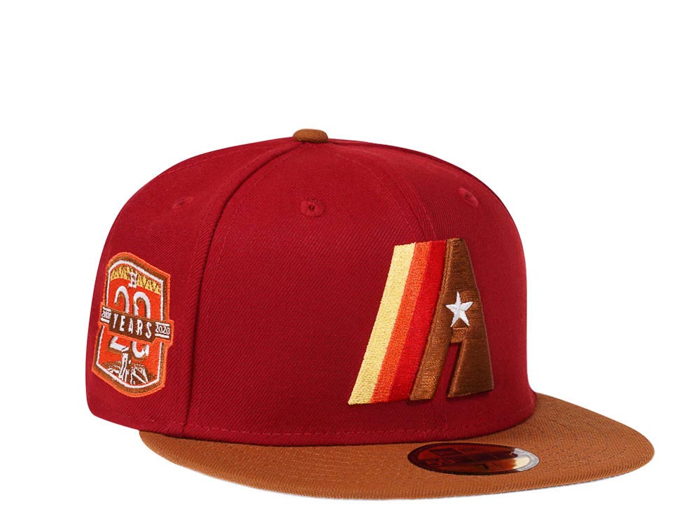 New Era Houston Astros 20th Anniversary Bourbon Prime Two Tone Edition 59Fifty Fitted Gorra