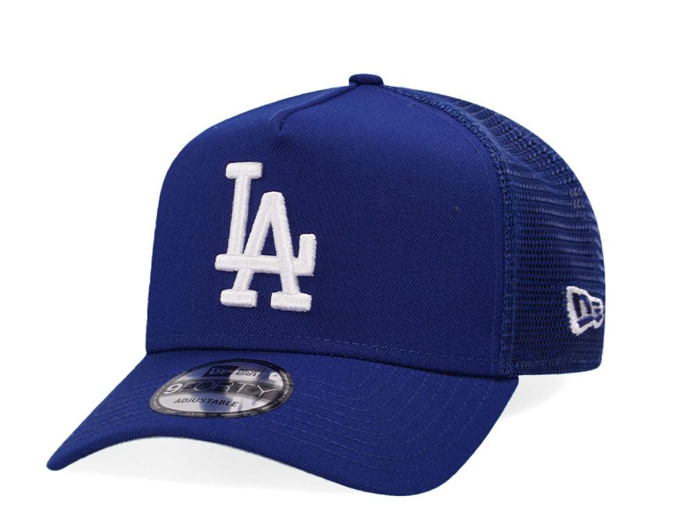 New Era Los Angeles Dodgers Royal Trucker A Frame 9Forty Snapback Gorra