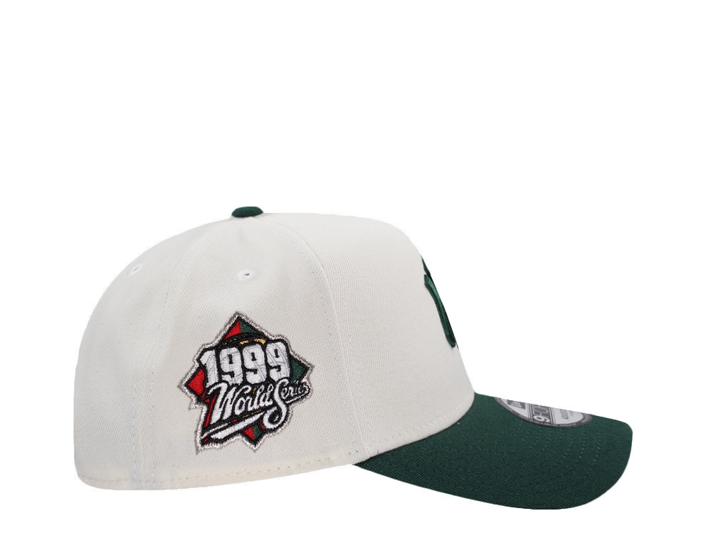 New Era New York Yankees World Series 1999 Dollar Chrome Two Tone Edition 9Forty A Frame Snapback Gorra