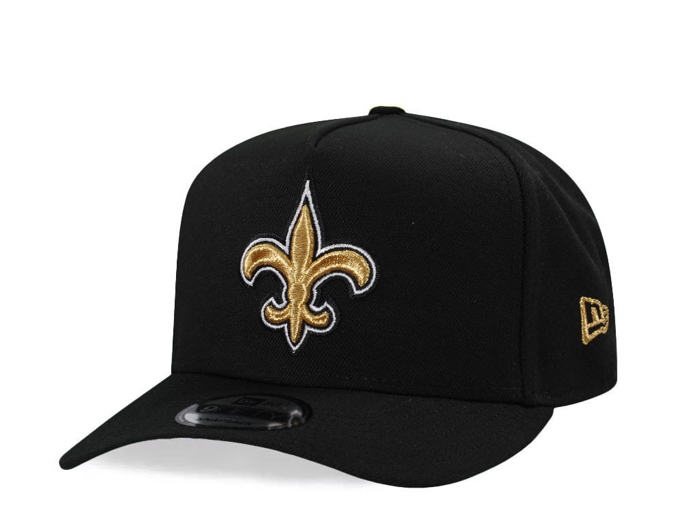 New Era New Orleans Saints Black Classic Edition 9Fifty A Frame Snapback Gorra