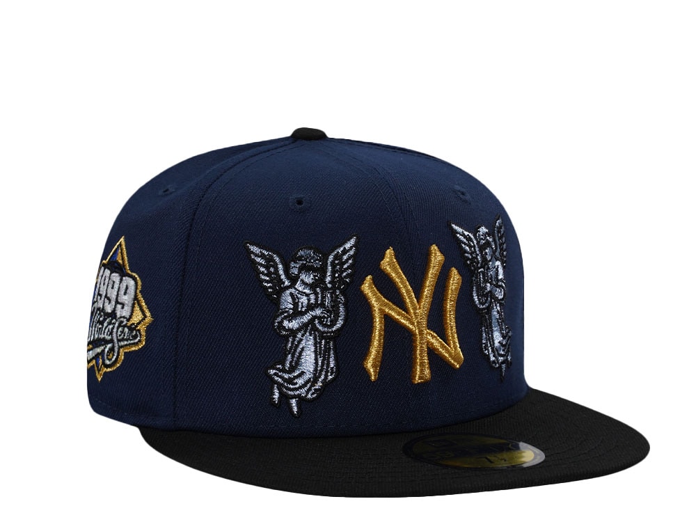 New Era New York Yankees World Series 1999 Angel Ocean Blue Two Tone Edition 59Fifty Fitted Gorra