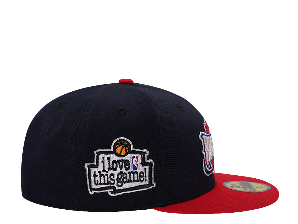 New Era Houston Rockets Love this Game Navy Two Tone Edition 59Fifty Fitted Gorra