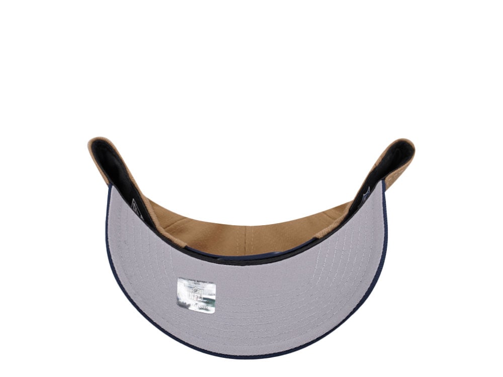 New Era New England Patriots Khaki Two Tone Edition 9Forty A Frame Snapback Gorra
