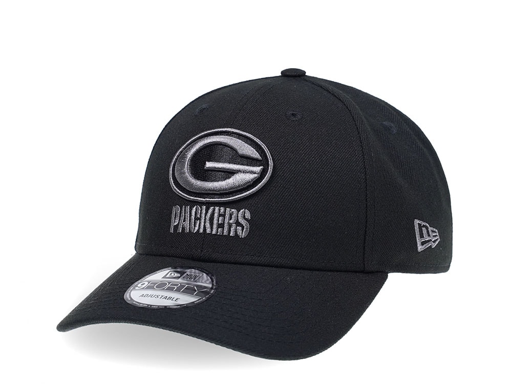 New Era Green Bay Packers Curved Grey Edition 9Forty Strapback Gorra