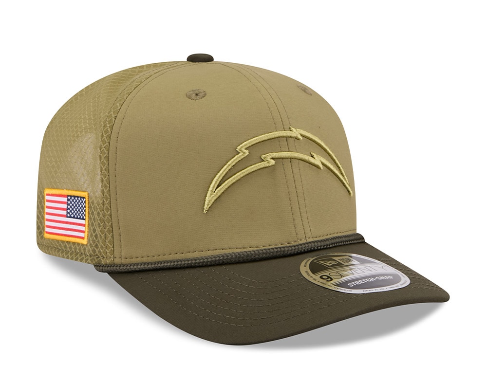 New Era Los Angeles Chargers Salute To Service 2025 9Seventy Snapback Gorra