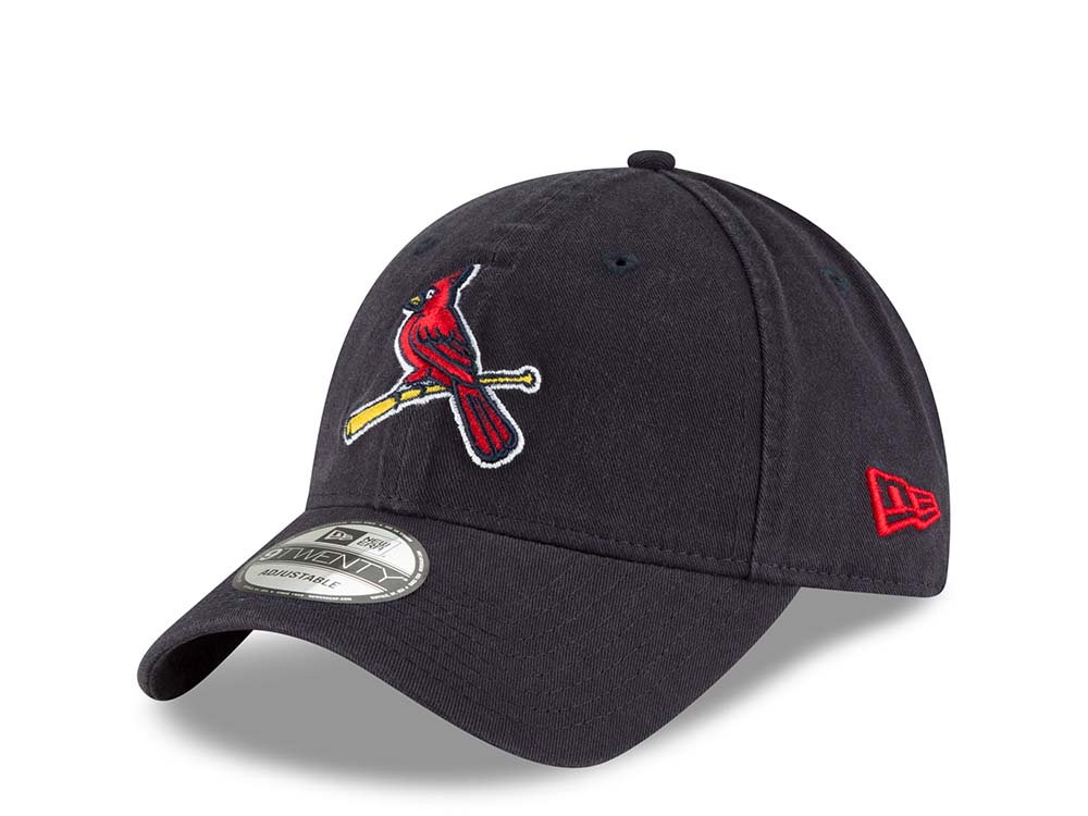 New Era St. Louis Cardinals Navy Core Classic 9Twenty Strapback Gorra