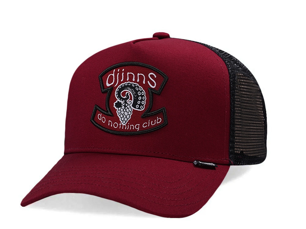 Djinns HFT OctoGrape Maroon Trucker Snapback Gorra