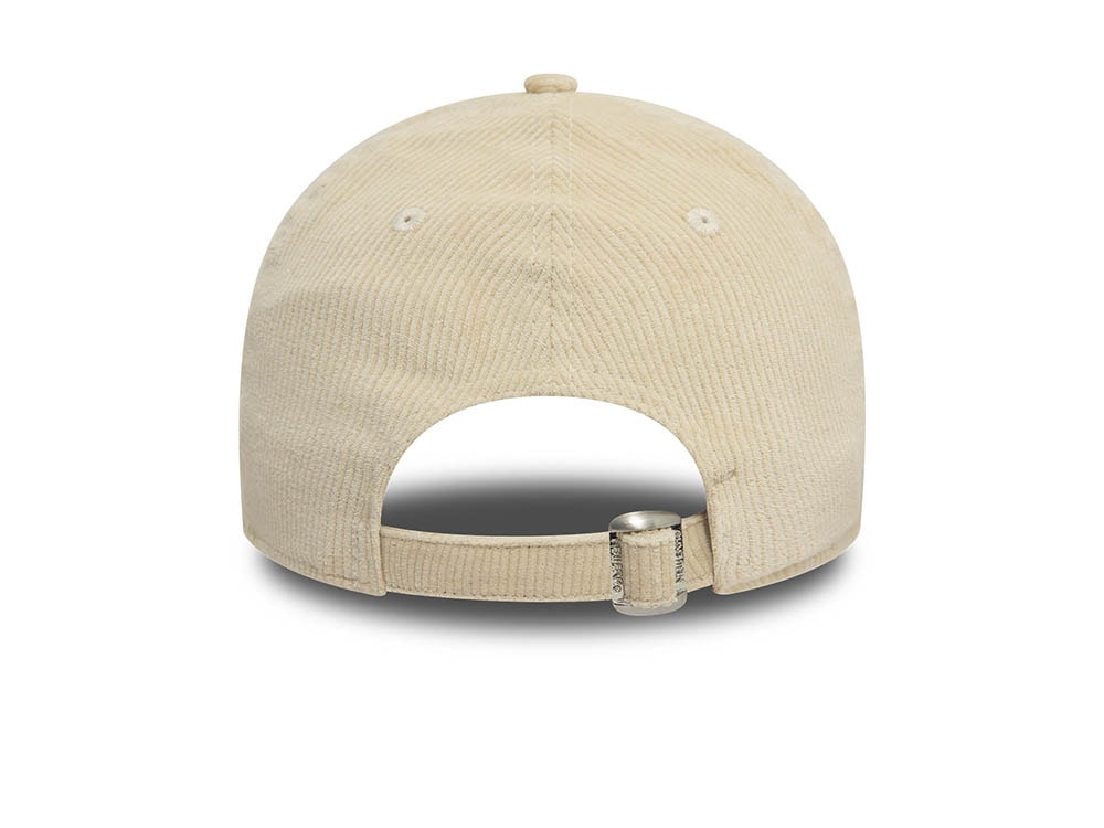New Era Los Angeles Dodgers Block Corduroy White 9Twenty Strapback Gorra