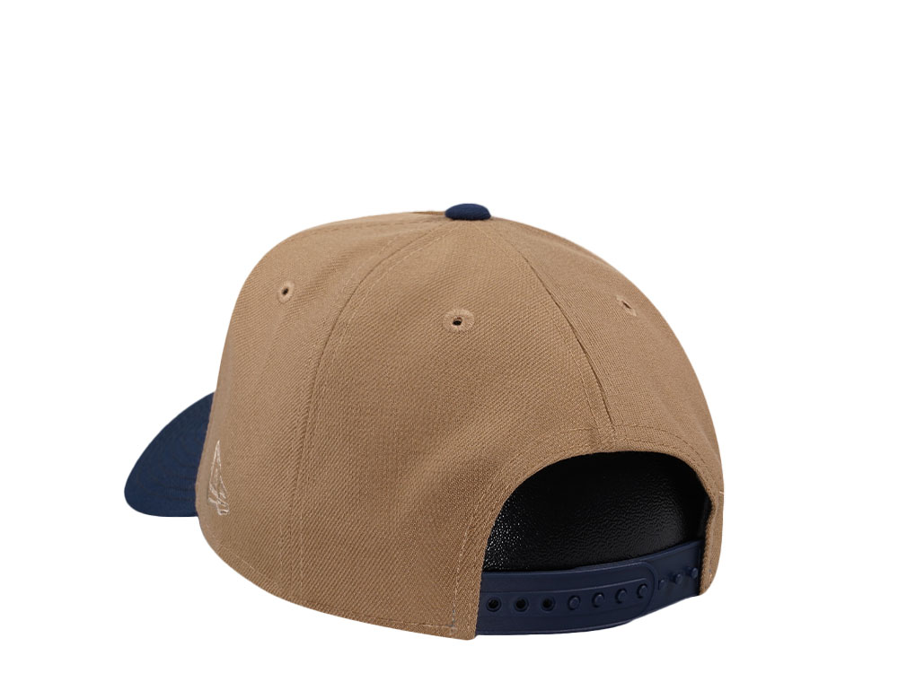 New Era New England Patriots Khaki Two Tone Edition 9Forty A Frame Snapback Gorra