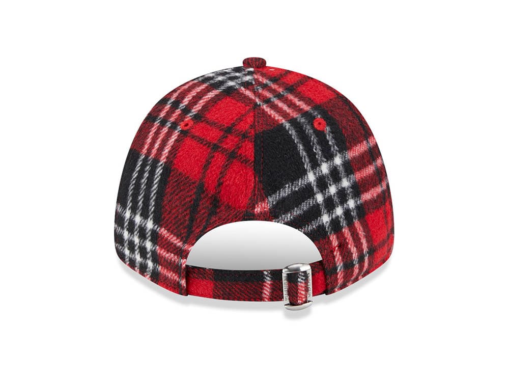 New Era Los Angeles Dodgers Checkered Red 9Forty Strapback Gorra