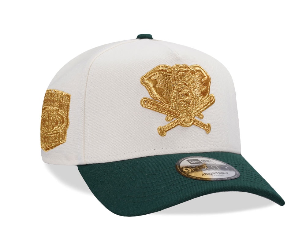 New Era Oakland Athletics Stadium Chrome Two Tone Edition 9Forty A Frame Snapback Gorra