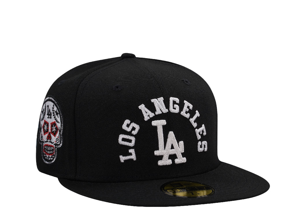 New Era Los Angeles Dodgers Skull Black Prime Edition 59Fifty Fitted Gorra