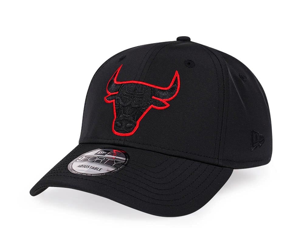 New Era Chicago Bulls Logo Pop Nylon 9Forty Snapback Gorra