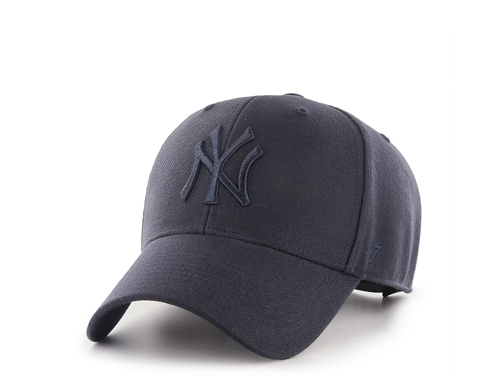 47Brand New York Yankees Navy on Navy Classic Snapback Gorra