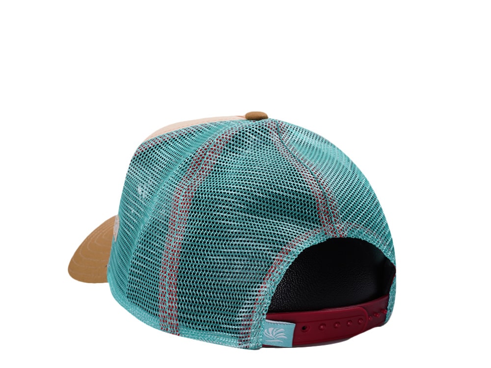 Djinns HFT Celebrate Life Surf Naked Sand Coastal Edition Trucker Snapback Gorra