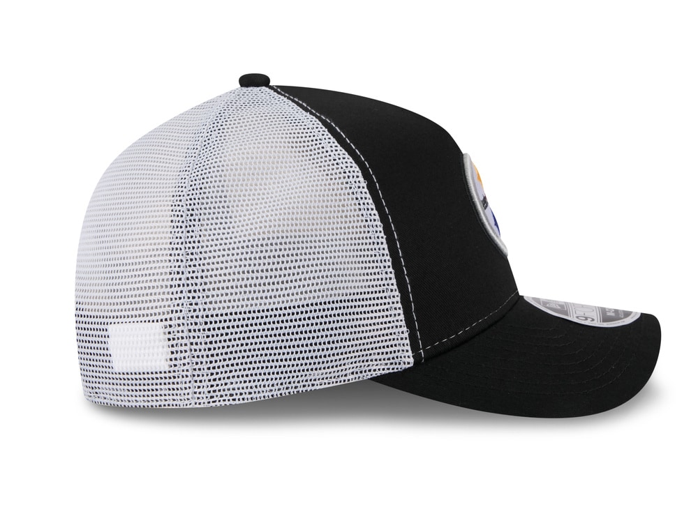 New Era Pittsburgh Steelers Official Team Color Edition 9Forty M Crown A Frame Trucker Snapback Gorra