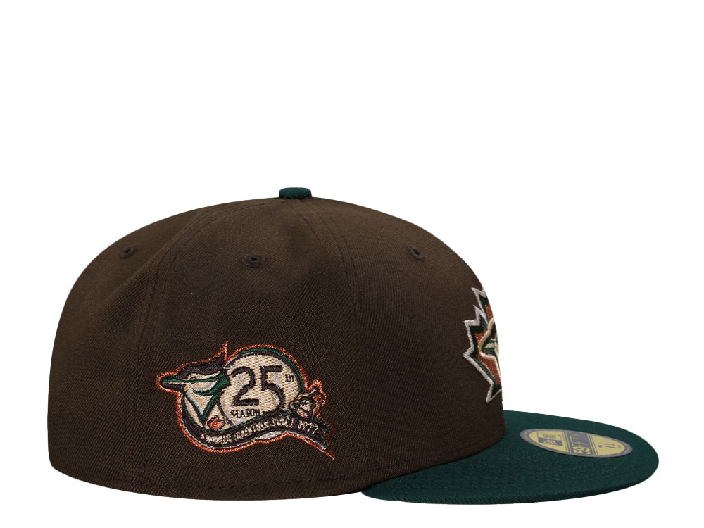 New Era Toronto Blue Jays 25th Anniversary Forest Two Tone Edition 59Fifty Fitted Gorra