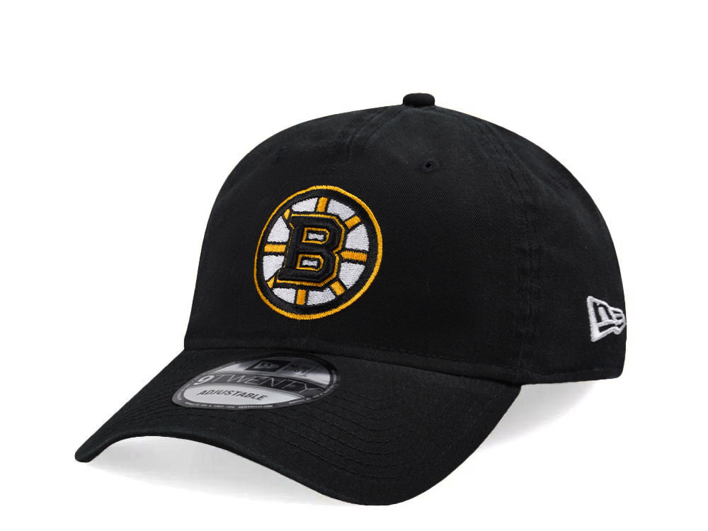 New Era Boston Bruins NHL Injection 2024 Black 9Twenty Strapback Gorra