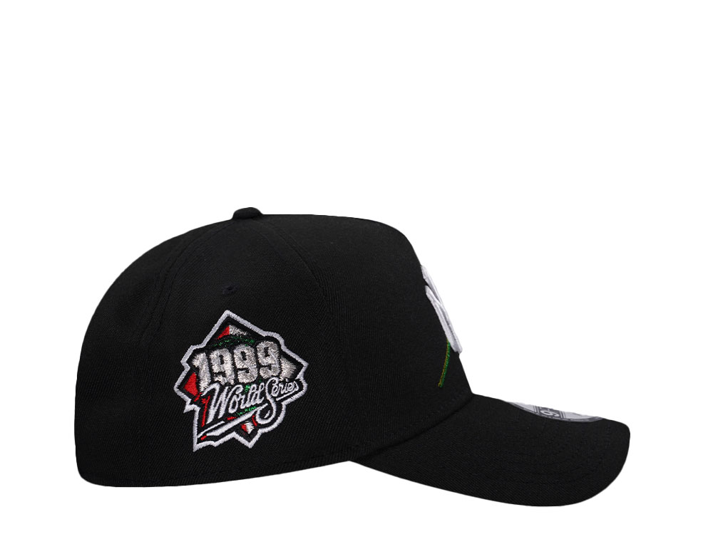 New Era New York Yankees World Series 1999 Black Rose Edition 9Forty A Frame Snapback Gorra