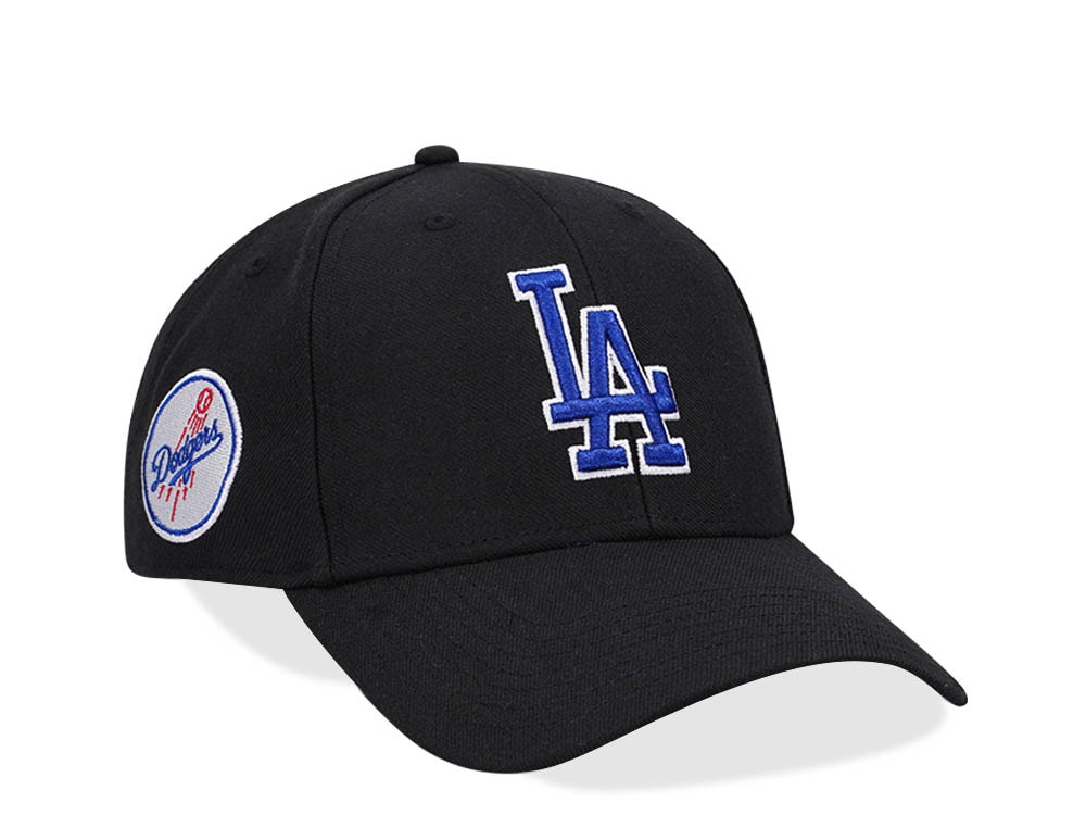 47Brand Los Angeles Dodgers Black Sure Shot MVP Snapback Gorra
