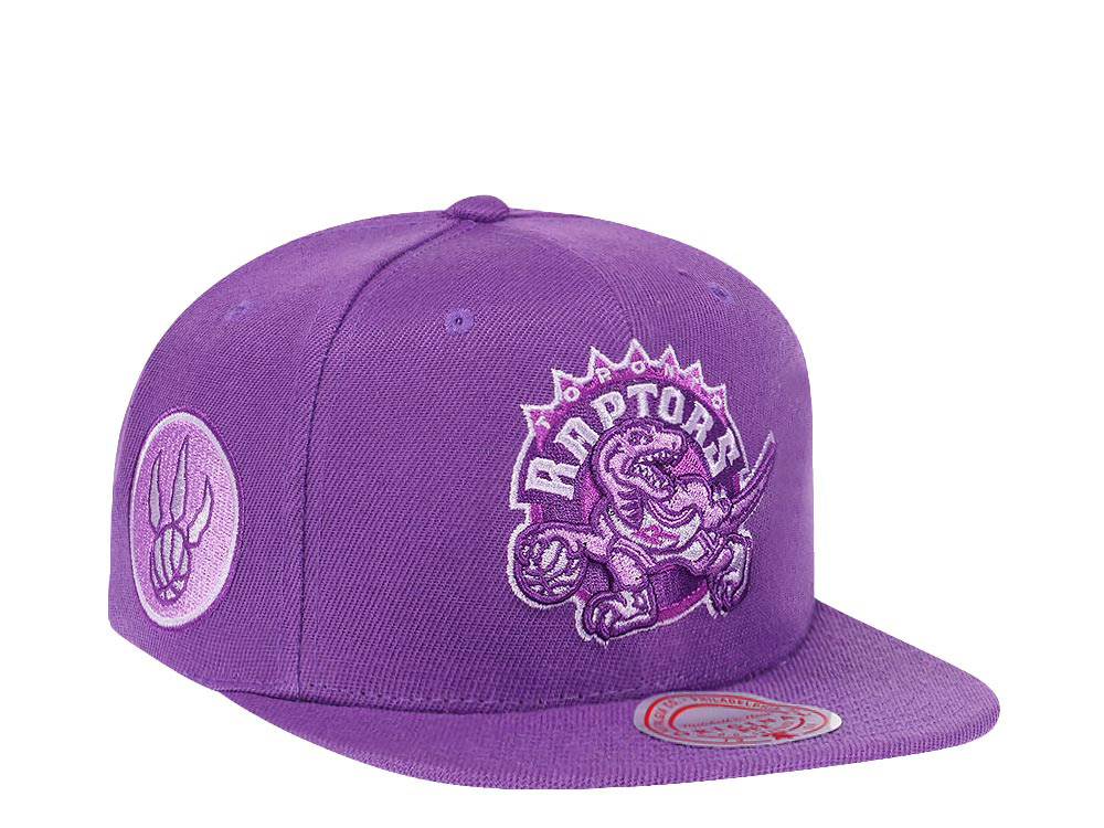 Mitchell & Ness Toronto Raptors Purple Hardwood Classic Snapback Gorra