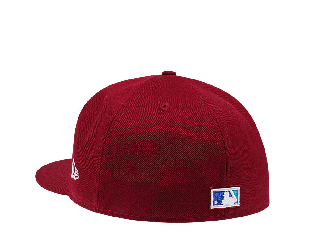 New Era Toronto Blue Jays World Series 1992 Smooth Red Throwback Edition 59Fifty Fitted Gorra
