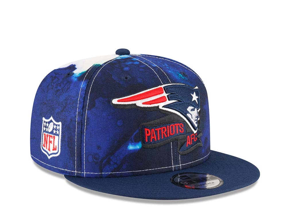 New Era New England Patriots Ink NFL Sideline 2022 9Fifty Snapback Gorra
