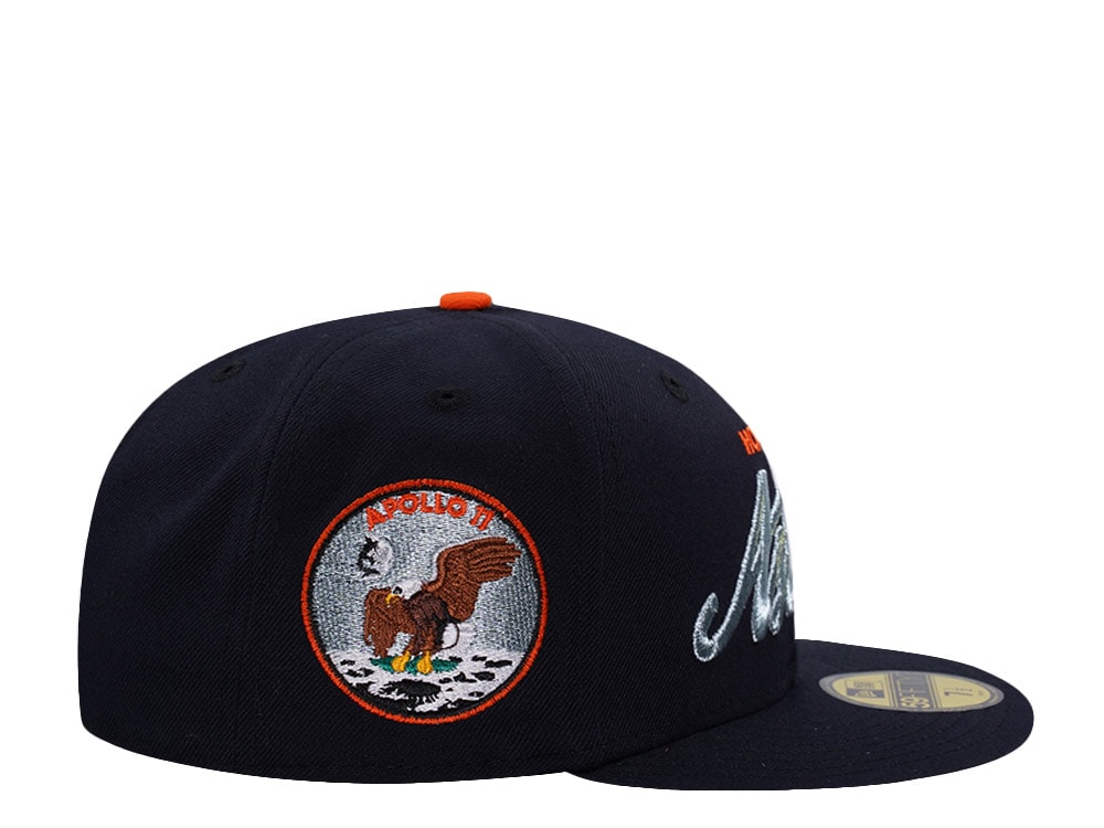 New Era Houston Astros Apollo 11 Metallic Navy Prime Edition 59Fifty Fitted Gorra