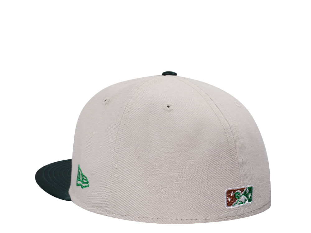 New Era North West Arkansas Naturals Stone Satin Brim Prime Edition 59Fifty Fitted Gorra