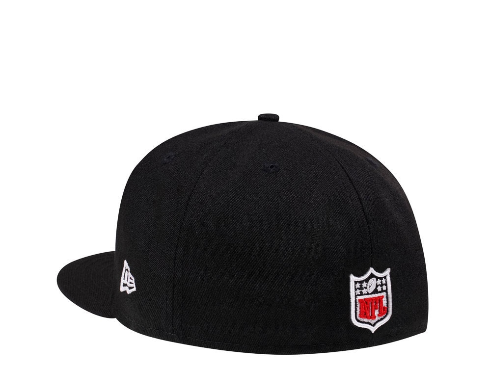 New Era New England Patriots Black Crimson Collection 59Fifty Fitted Gorra