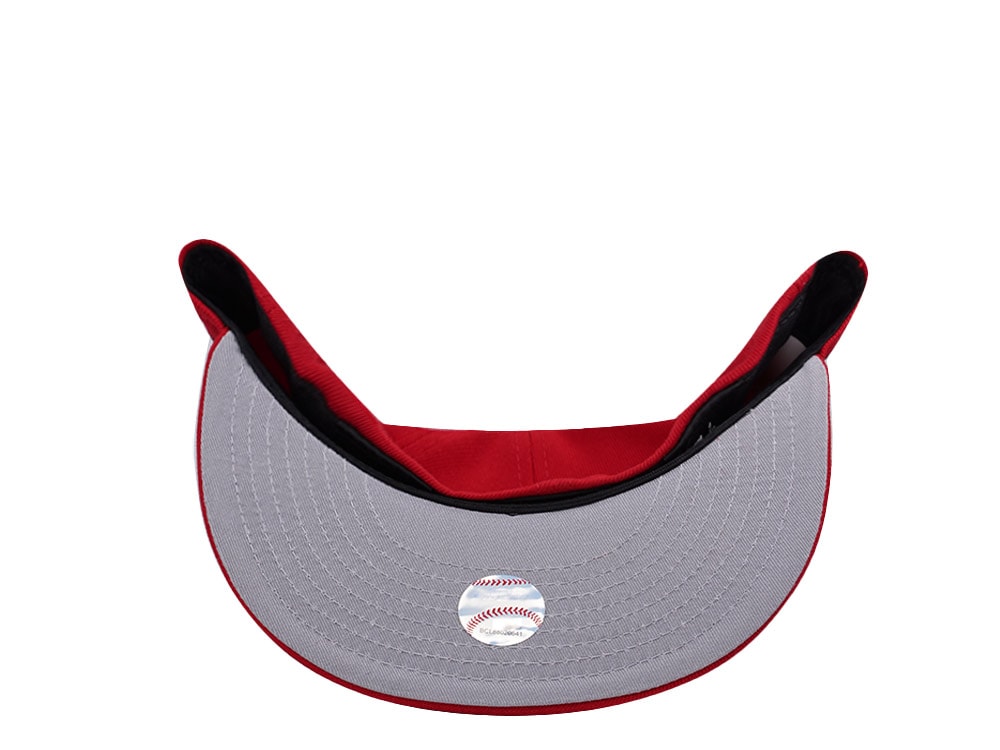 New Era Los Angeles Dodgers World Series 2025 Scarlet Prime Edition 59Fifty Fitted Gorra